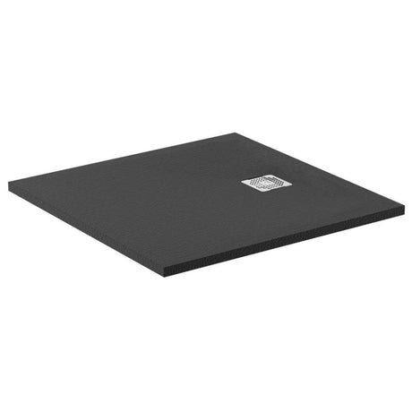 Ideal Standard Ultraflat Shower Tray 90x90 Jet Black Square - K8215FV - TAP 'N' SHOWER