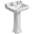 Ideal Standard Waverley Full Pedestal - White - U470001 - TAP 'N' SHOWER