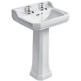 Ideal Standard Waverley Full Pedestal - White - U470001 - TAP 'N' SHOWER