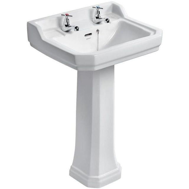 Ideal Standard Waverley Full Pedestal - White - U470001 - TAP 'N' SHOWER