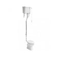 Ideal Standard Waverley High Level Cistern With Chrome Flush Pipe - White - U470701 - TAP 'N' SHOWER