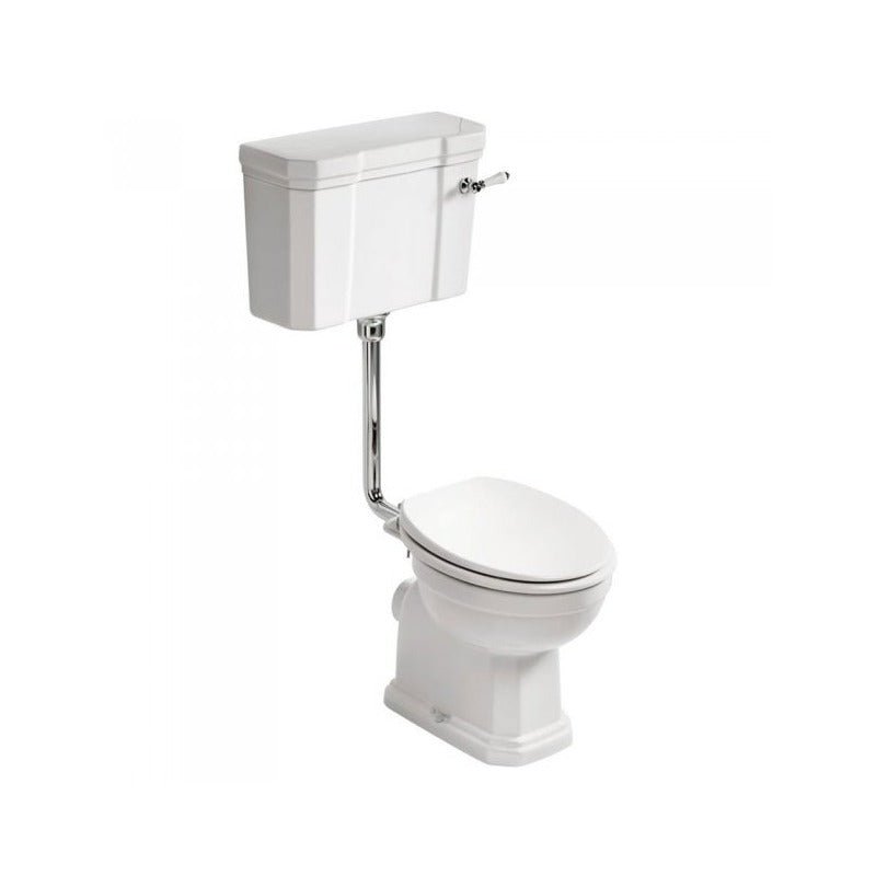 Ideal Standard Waverley Low Level Cistern Pack Including Chrome Flush Pipe - U471401 - TAP 'N' SHOWER
