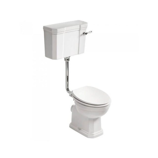 Ideal Standard Waverley Low Level Cistern Pack Including Chrome Flush Pipe - U471401 - TAP 'N' SHOWER