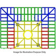 Impey Aqua Grade Modern 3 Way Fall Wetroom Floor Former for Tiled Floors 1800mm x 1200mm - Multi Coloured -  AG180120/3F