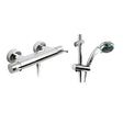 Impey Shower Hose and Head Pack Extra-Long Riser Rail - Chrome - TMV3KIT