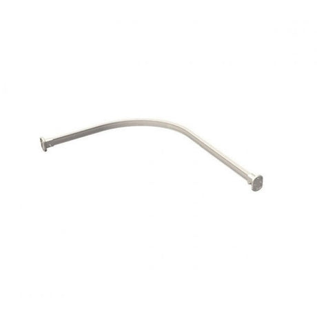 Impey Corner Modern Shower Rail 900mm x 900mm - White - SRL-9090W