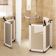 Impey Elevate Right Handed Option H Corner Bi-Fold Half Height Door 1300mm x 700mm - White - EL-H-13070W-R