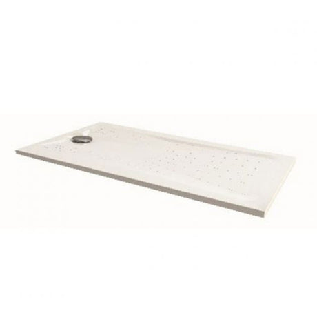 Impey Mantis Modern Rectangular Shower Tray with Waste 1300mm x 700mm - White - MTS13070
