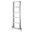 Vogue Zenith Designer Heated Towel Rail 1200mm High x 400mm Wide, Electric - IN007 SS120040BS-E