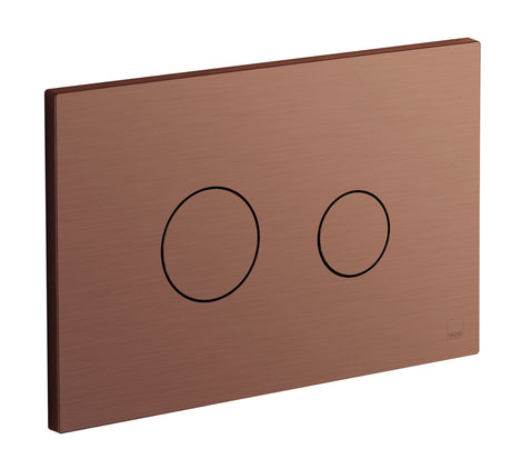 Vado Individual Round Dual Flush Plate - Brushed Nickel - IND-195-RO-BRZ