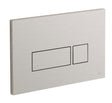 Vado Individual Square Dual Flush Plate - Brushed Nickel - IND-195-SQ-BRN