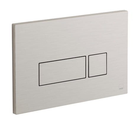 Vado Individual Square Dual Flush Plate - Brushed Nickel - IND-195-SQ-BRN