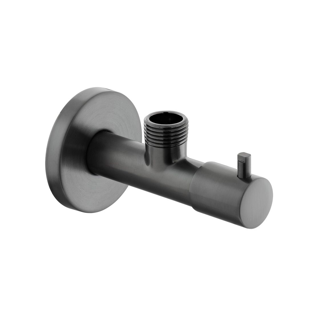 Vado Wastes & Fittings Angle Valve A  1/2" X 1/2" - Brushed Black - IND-230-BLK