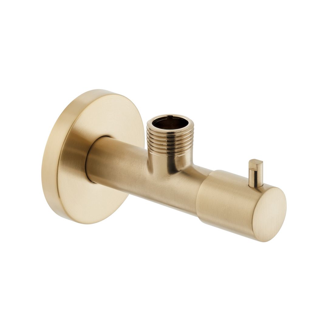 Vado Wastes & Fittings Angle Valve A  1/2" X 1/2" - Brushed Gold - IND-230-BRG