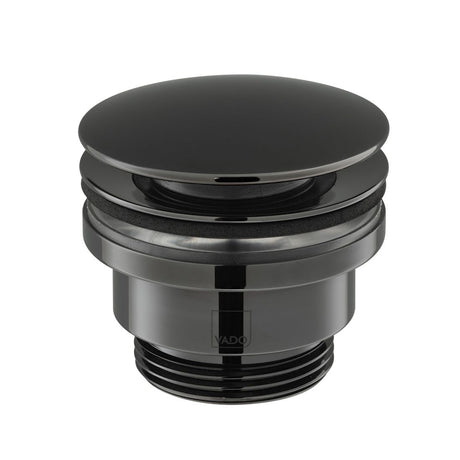 Vado Omika Noir Universal Basin Waste - Polished Black - IND-395-PB