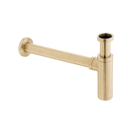 Vado Contemporary Round Bottle Trap 1.1/4” with 35mm Outlet - Brushed Gold - IND-461/RO-BRG