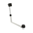 Vado Wastes & Fittings Push Type Bath Filler Waste and Overflow - Polished Black - IND-81389/SQ-PB