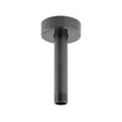 Vado Showering Solutions 4" Fixed Head Ceiling Mounting Shower Arm 100mm - Brushed Black - IND - CMA/RO/4IN - BLK - TAP 'N' SHOWER
