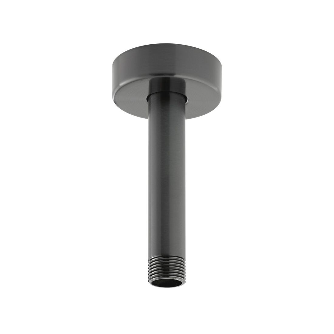 Vado Showering Solutions 4" Fixed Head Ceiling Mounting Shower Arm 100mm - Brushed Black - IND - CMA/RO/4IN - BLK - TAP 'N' SHOWER