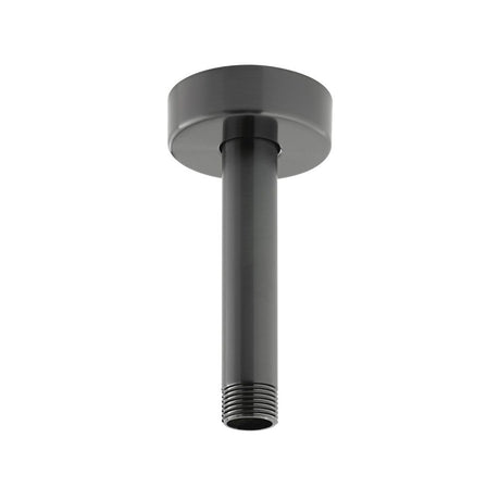 Vado Showering Solutions 4" Fixed Head Ceiling Mounting Shower Arm 100mm - Brushed Black - IND - CMA/RO/4IN - BLK - TAP 'N' SHOWER