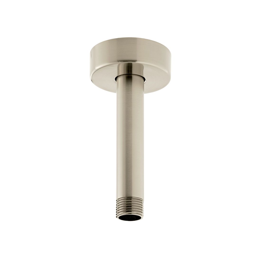 Vado Showering Solutions 4" Fixed Head Ceiling Mounting Shower Arm 100mm - Brushed Nickel - IND - CMA/RO/4IN - BRN - TAP 'N' SHOWER