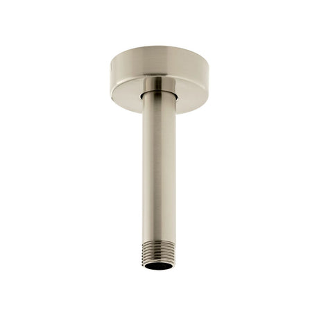 Vado Showering Solutions 4" Fixed Head Ceiling Mounting Shower Arm 100mm - Brushed Nickel - IND - CMA/RO/4IN - BRN - TAP 'N' SHOWER