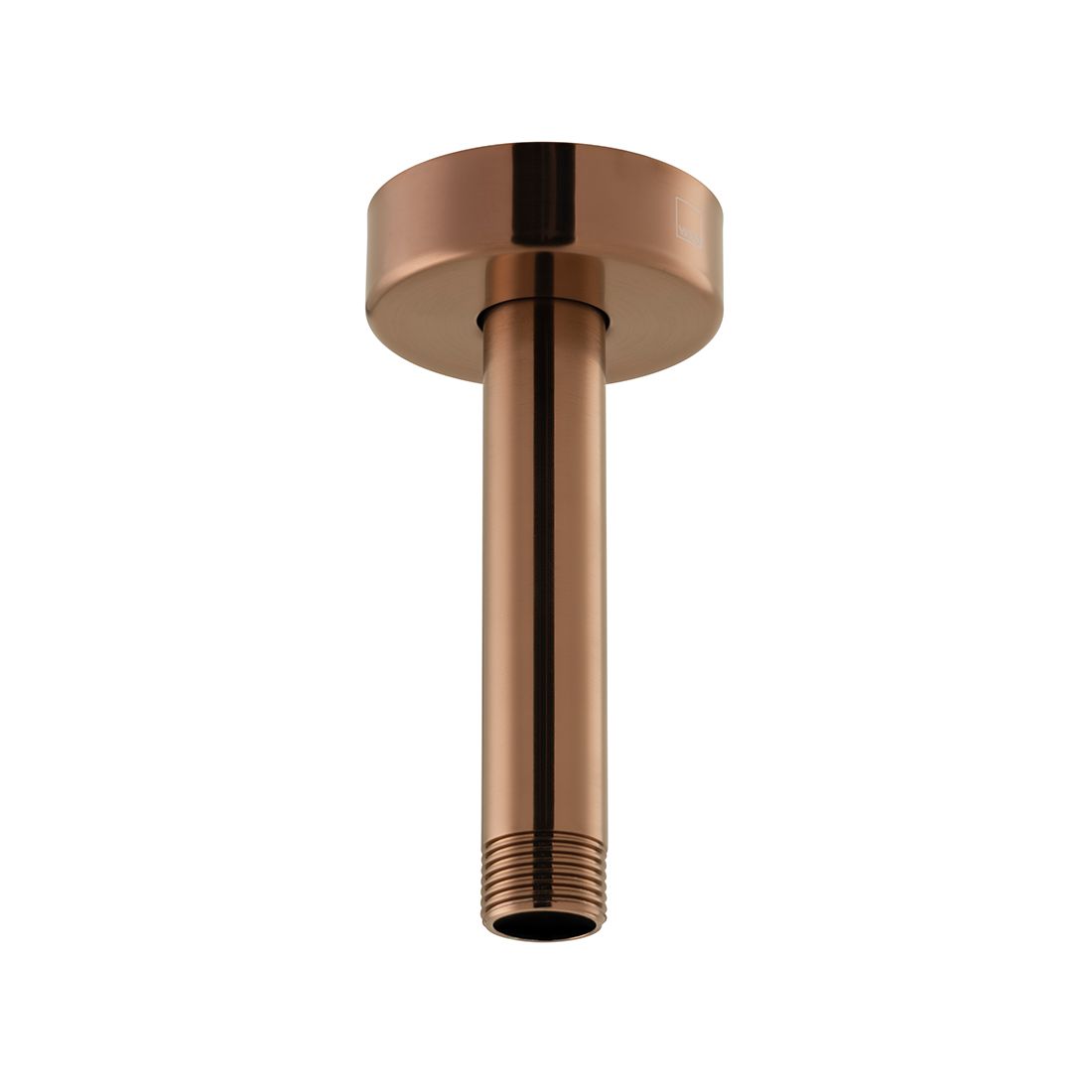 Vado Showering Solutions 4" Fixed Head Ceiling Mounting Shower Arm 100mm - Brushed Bronze - IND - CMA/RO/4IN - BRZ - TAP 'N' SHOWER
