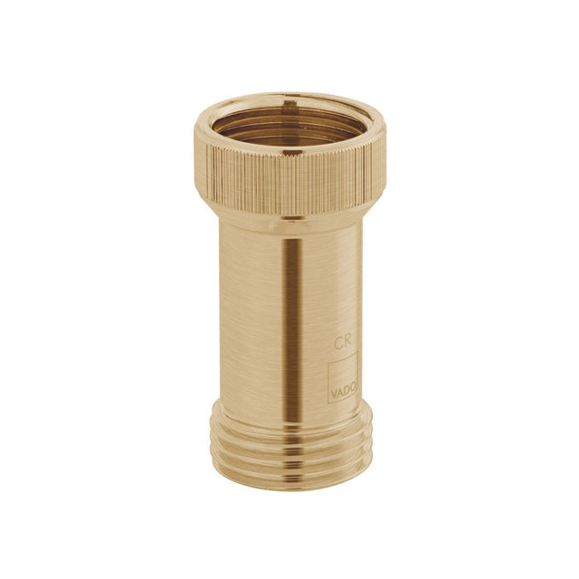 Vado Wastes and Fittings Double Check Valve - Brushed Gold - IND-DCV-1/2-BRG