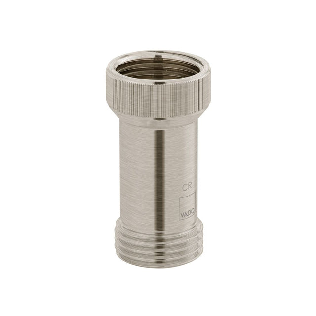 Vado Wastes and Fittings Double Check Valve - Brushed Nickel - IND-DCV-1/2-BRN