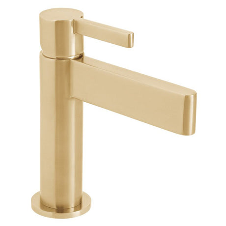 Vado Edit Single Taphole Mono Basin Mixer Tap - Brushed Gold - IND-EDI100/SB-BRG