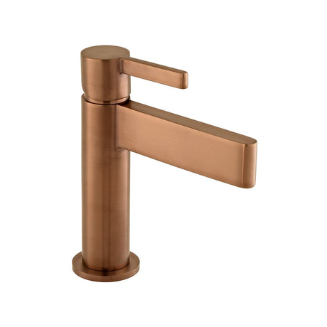 Vado Edit Single Taphole Mono Basin Mixer Tap - Brushed Bronze - IND - EDI100/SB - BRZ - TAP 'N' SHOWER