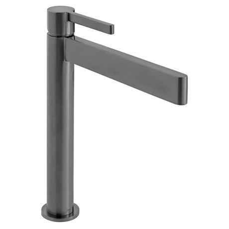Vado Edit Single Taphole Tall Mono Basin Mixer Tap - Brushed Black - IND-EDI100E/SB-BLK