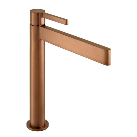 Vado Edit Single Taphole Tall Mono Basin Mixer Tap - Brushed Bronze - IND-EDI100E/SB-BRZ