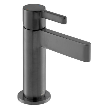 Vado Edit Single Taphole Cloakroom Mini Mono Basin Mixer Tap - Brushed Black - IND-EDI100M/SB-BLK