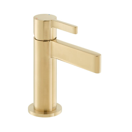 Vado Edit Single Taphole Cloakroom Mini Mono Basin Mixer Tap - Brushed Gold - IND-EDI100M/SB-BRG