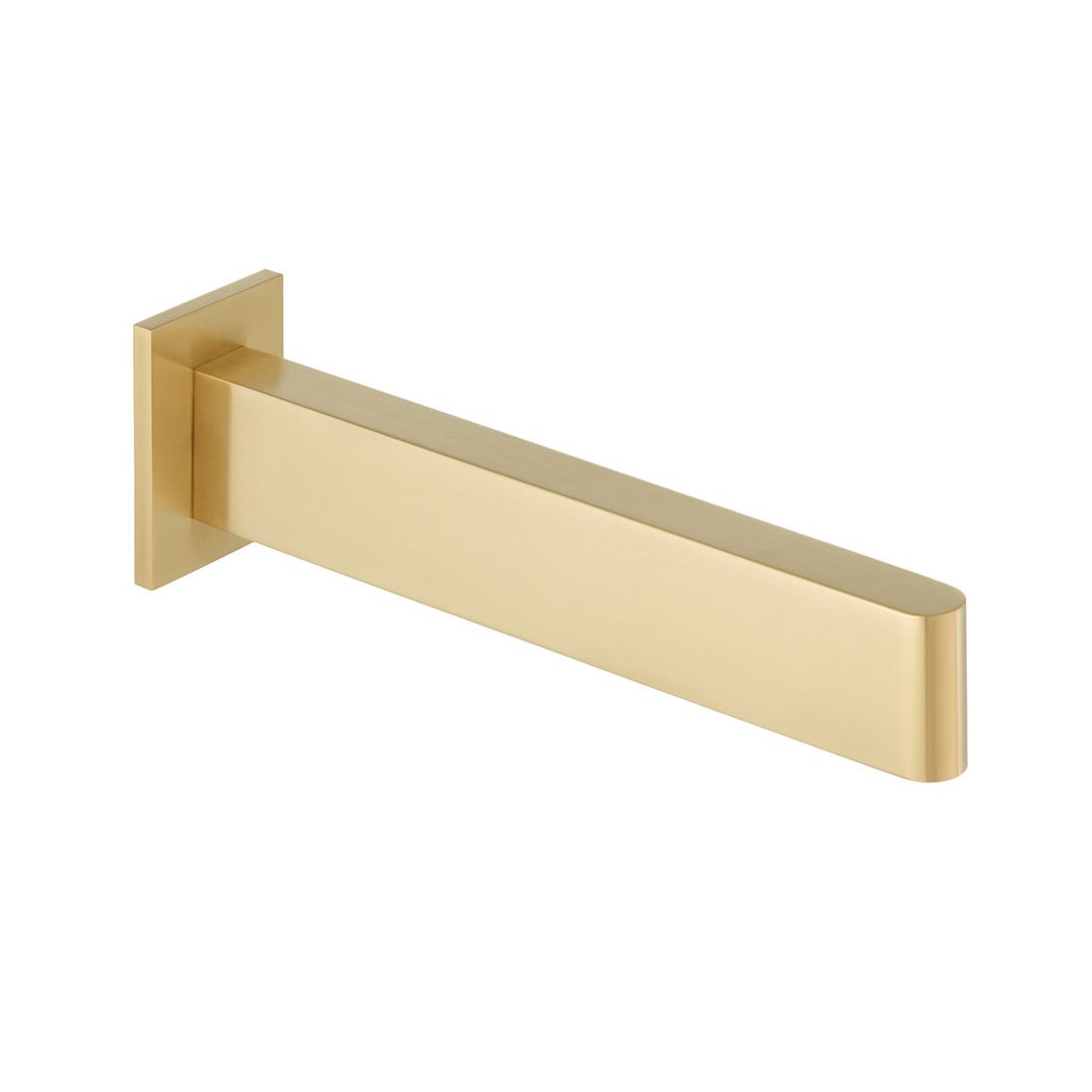 Vado Edit Wall Mounted Bath Spout - Brushed Gold - IND - EDI140 - BRG - TAP 'N' SHOWER