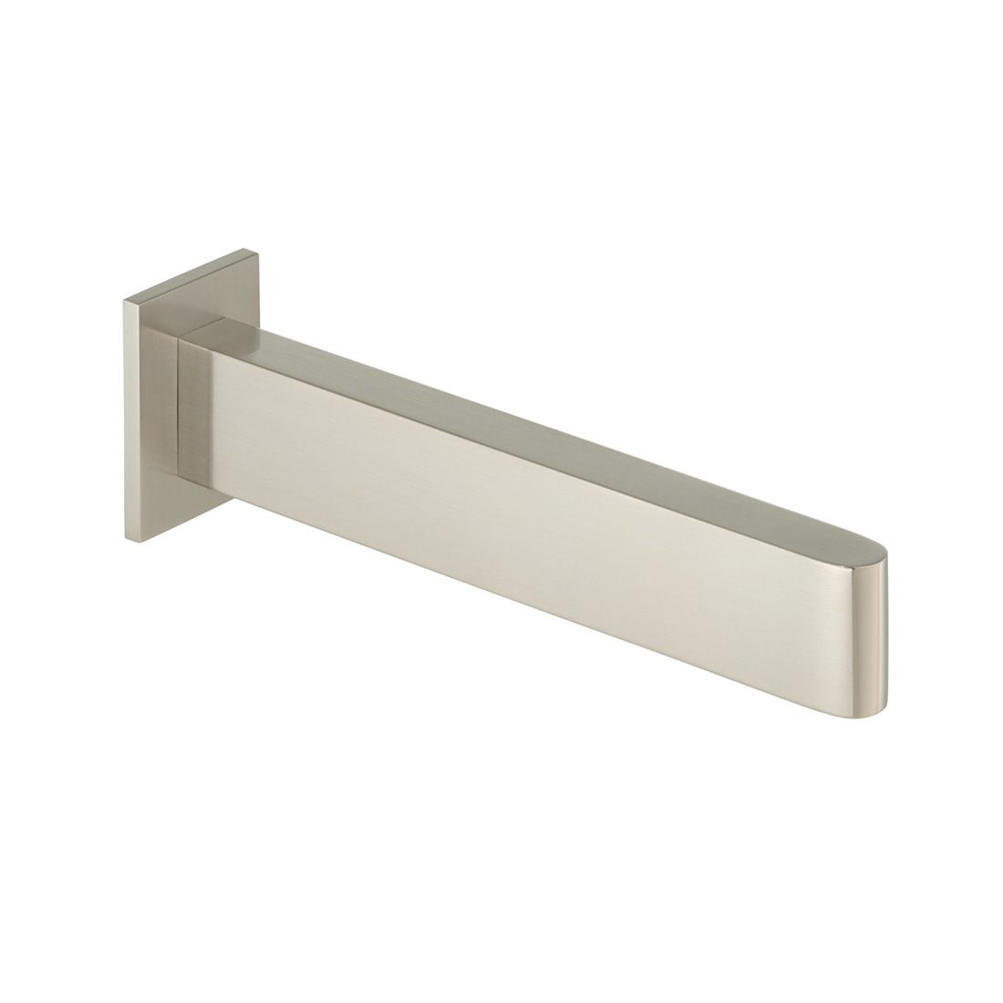 Vado Edit Wall Mounted Bath Spout - Brushed Nickel - IND - EDI140 - BRN - TAP 'N' SHOWER