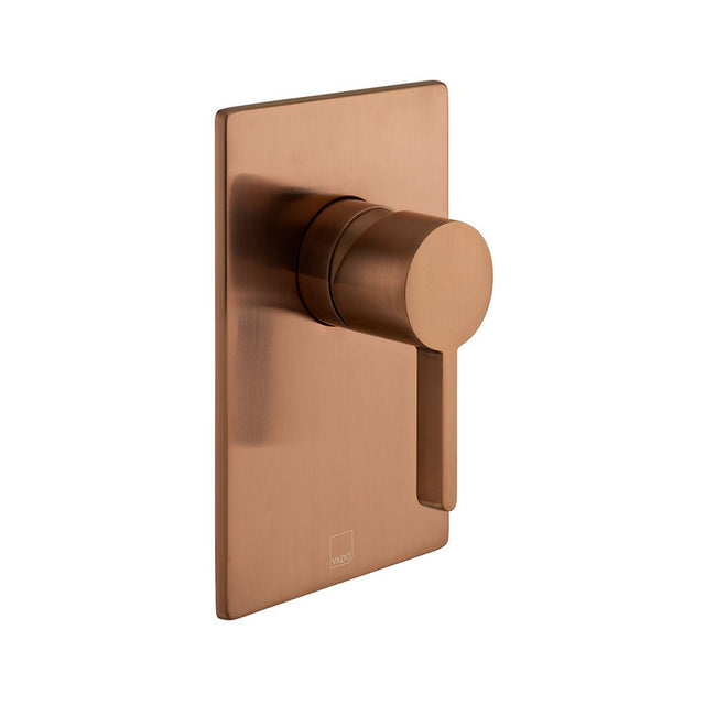 Vado Edit 1 Outlet Manual Shower Valve - Brushed Bronze - IND-EDI145A-BRZ