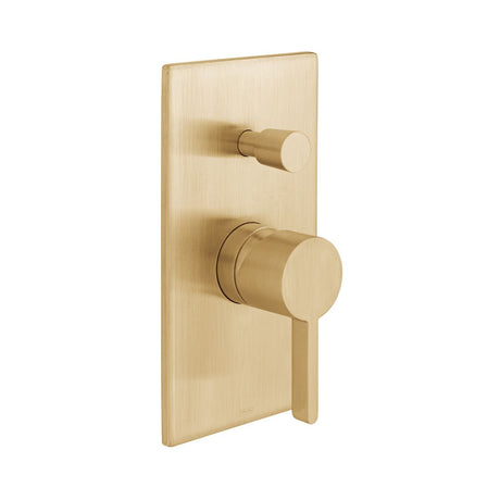 Vado Edit 2 Outlet Manual Shower Valve with Diverter - Brushed Gold - IND-EDI147A-BRG