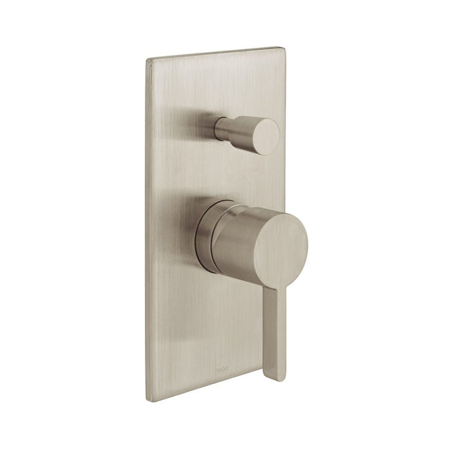 Vado Edit 2 Outlet Manual Shower Valve with Diverter - Brushed Nickel - IND-EDI147A-BRN
