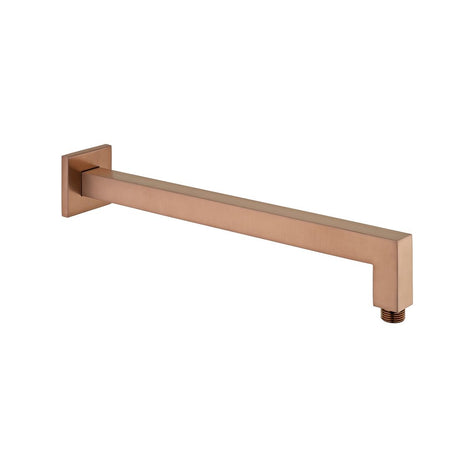 Vado Showering Solutions Square Easy Fit Shower Arm - Brushed Bronze - IND - EFSA/SQ - BRZ - TAP 'N' SHOWER