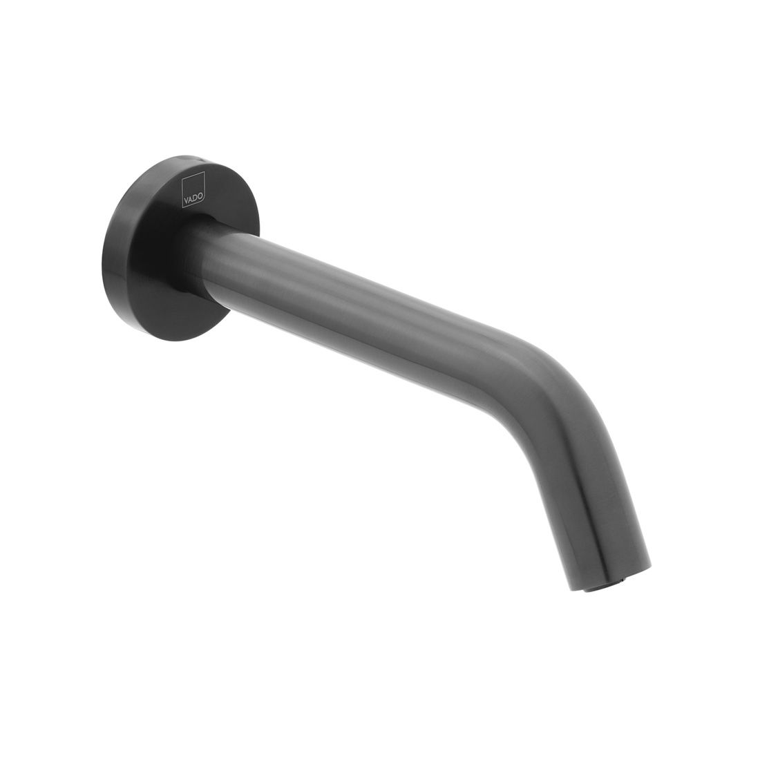 Vado Individual I Tech Infra Red Wall Mounted Basin Spout - Brushed Black - IND - IRWSPOUT - BLK - TAP 'N' SHOWER