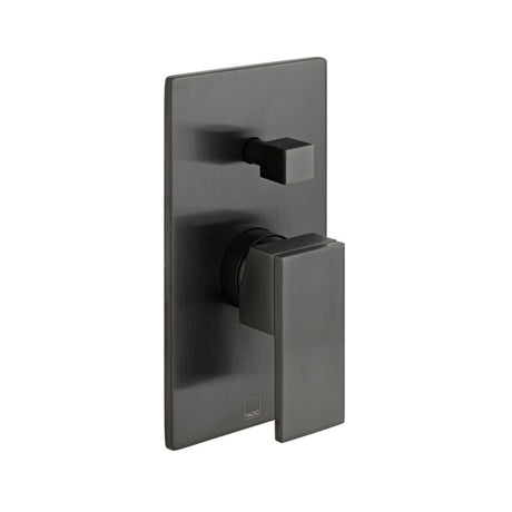 Vado Notion 2 Outlet Manual Shower Valve with Diverter - Brushed Black - IND-NOT147A-BLK