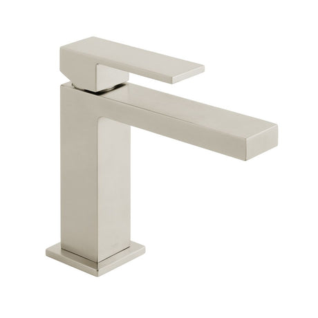 Vado Notion Slimline Mono Basin Mixer Tap with Lever Handle - Brushed Nickel - IND - NOT200/SB - BRN - TAP 'N' SHOWER
