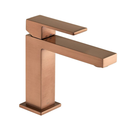 Vado Notion Slimline Mono Basin Mixer Tap with Lever Handle - Brushed Bronze - IND-NOT200/SB-BRZ