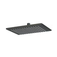 Vado Omika Noir Rectangular Shower Head 200mm X 300mm - Polished Black - IND - OMI/HEAD - PB - TAP 'N' SHOWER