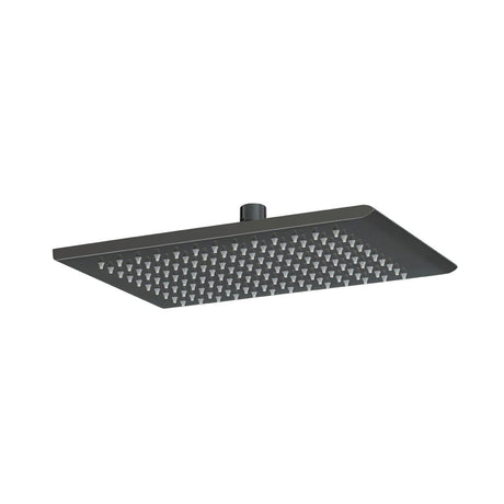 Vado Omika Noir Rectangular Shower Head 200mm X 300mm - Polished Black - IND - OMI/HEAD - PB - TAP 'N' SHOWER