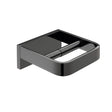 Vado Individual Omika Noir Toilet Roll Holder - Polished Black - IND-OMI180-PB