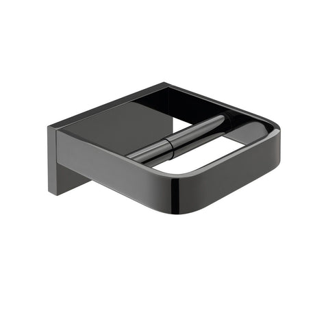 Vado Individual Omika Noir Toilet Roll Holder - Polished Black - IND-OMI180-PB