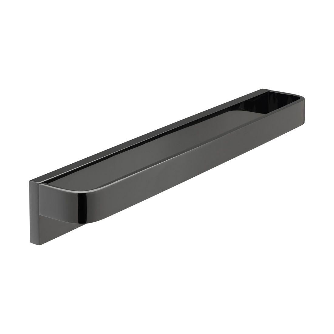 Vado Individual Omika Noir Towel Rail 450mm - Polished Black - IND-OMI184-45-PB